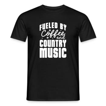 Cadeau de musique country country music - T-shirt homme - noir - Devant - AI Model Male 178 light (178cm)