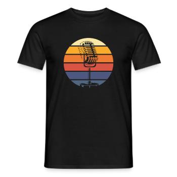 Chanteur chanteur chanteur musicien cadeau - T-shirt homme - noir - Devant - AI Model Male 178 light (178cm)