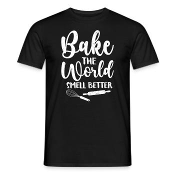 Baker - Men's T-Shirt - black - Front - AI Model Male 178 light (178cm)