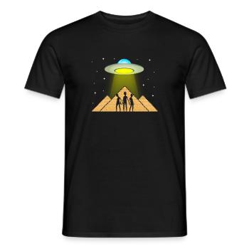 Conspiracy Conspiracy Theory Gift - Men's T-Shirt - black - Front - AI Model Male 178 light (178cm)