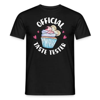 Cupcake - Men's T-Shirt - black - Front - AI Model Male 178 light (178cm)