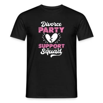 Scheidung Trennung Ende Beziehung Geschenk - Männer T-Shirt - Schwarz - Vorne - AI Model Male 178 light (178cm)