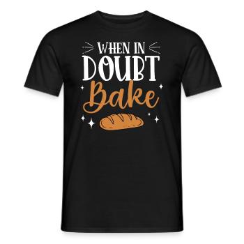 Baker Bakery Bakery Baking Gift - Men's T-Shirt - black - Front - AI Model Male 178 light (178cm)