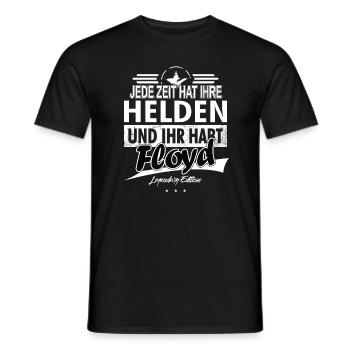 Every era has its heroes You've got Floyd - Men's T-Shirt - black - Front - AI Model Male 178 light (178cm)