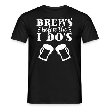 Bachelor Bachelor Party - Men's T-Shirt - black - Front - AI Model Male 178 light (178cm)