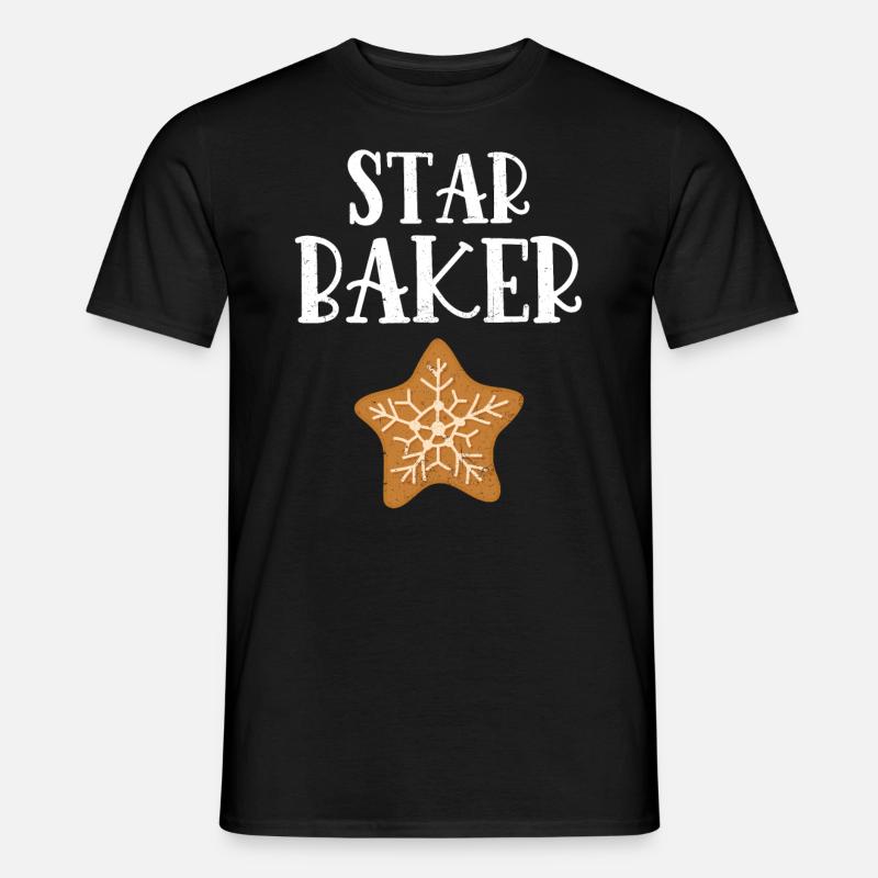 Bäcker - Männer T-Shirt - Schwarz