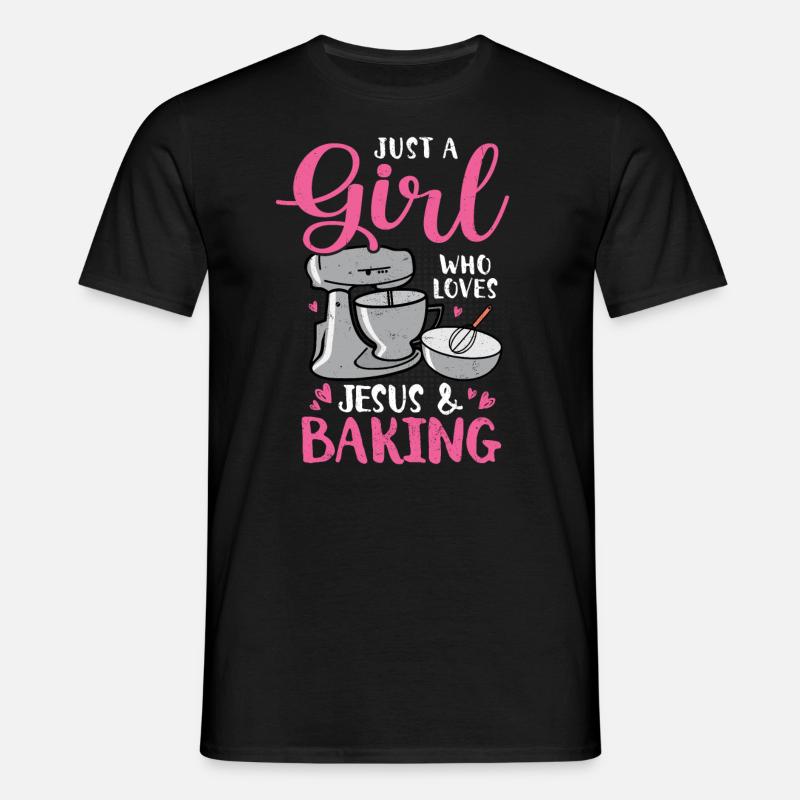 Bäcker - Männer T-Shirt - Schwarz