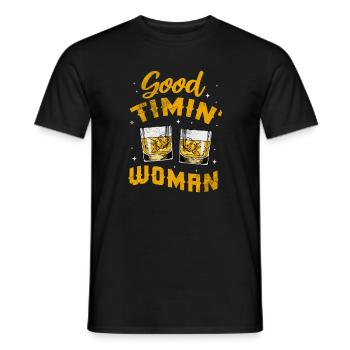 Pays - T-shirt homme - noir - Devant - AI Model Male 178 light (178cm)