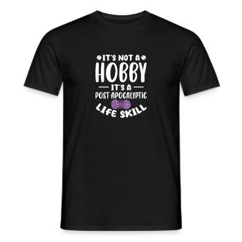 Crochet Knitting Sewing Seamstress Gift - Men's T-Shirt - black - Front - AI Model Male 178 light (178cm)