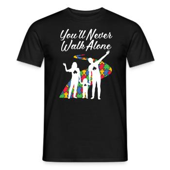 Autismus Awareness Day Autist Geschenk - Männer T-Shirt - Schwarz - Vorne - AI Model Male 178 light (178cm)