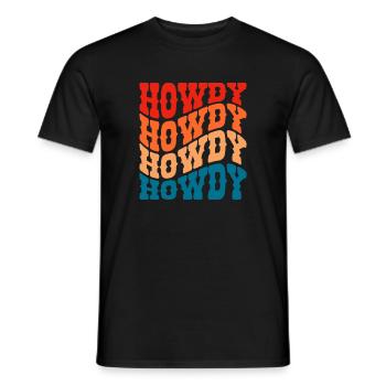 Country Music Country Music Gift - Men's T-Shirt - black - Front - AI Model Male 178 light (178cm)