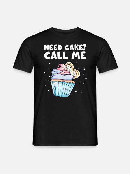 Cupcake Muffin Baking Gift - Men's T-Shirt - black