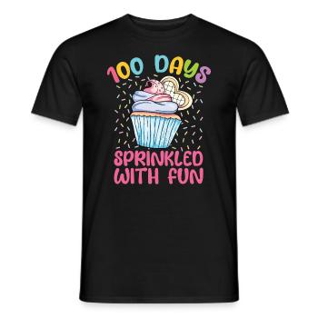 Cupcake Muffin Baking Gift - Men's T-Shirt - black - Front - AI Model Male 178 light (178cm)
