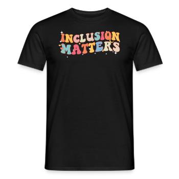 Autisme - T-shirt homme - noir - Devant - AI Model Male 178 light (178cm)
