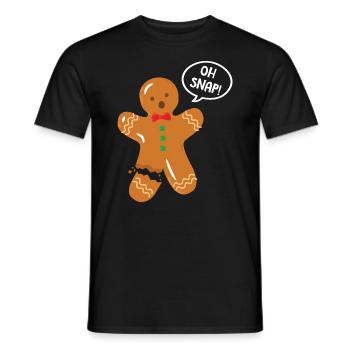 Baker Bakery Bakery Baking Gift - Men's T-Shirt - black - Front - AI Model Male 178 light (178cm)