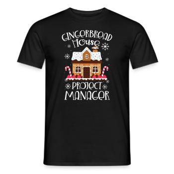 Baker - Men's T-Shirt - black - Front - AI Model Male 178 light (178cm)