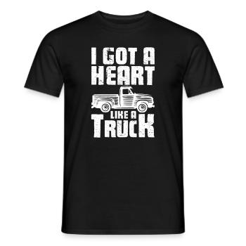 Country Music Country Music Gift - Men's T-Shirt - black - Front - AI Model Male 178 light (178cm)
