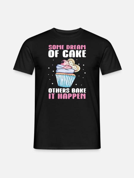 Cupcake Muffin Baking Gift - Men's T-Shirt - black