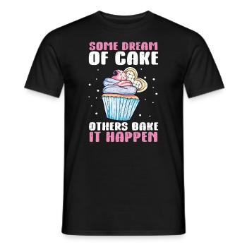 Cupcake - Men's T-Shirt - black - Front - AI Model Male 178 light (178cm)