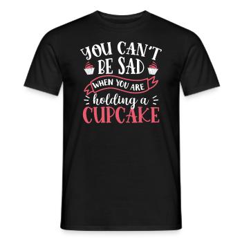 Cupcake Muffin Backen Geschenk - Männer T-Shirt - Schwarz - Vorne - AI Model Male 178 light (178cm)