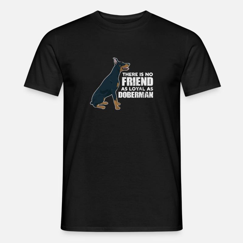 Dobermann - Männer T-Shirt - Schwarz