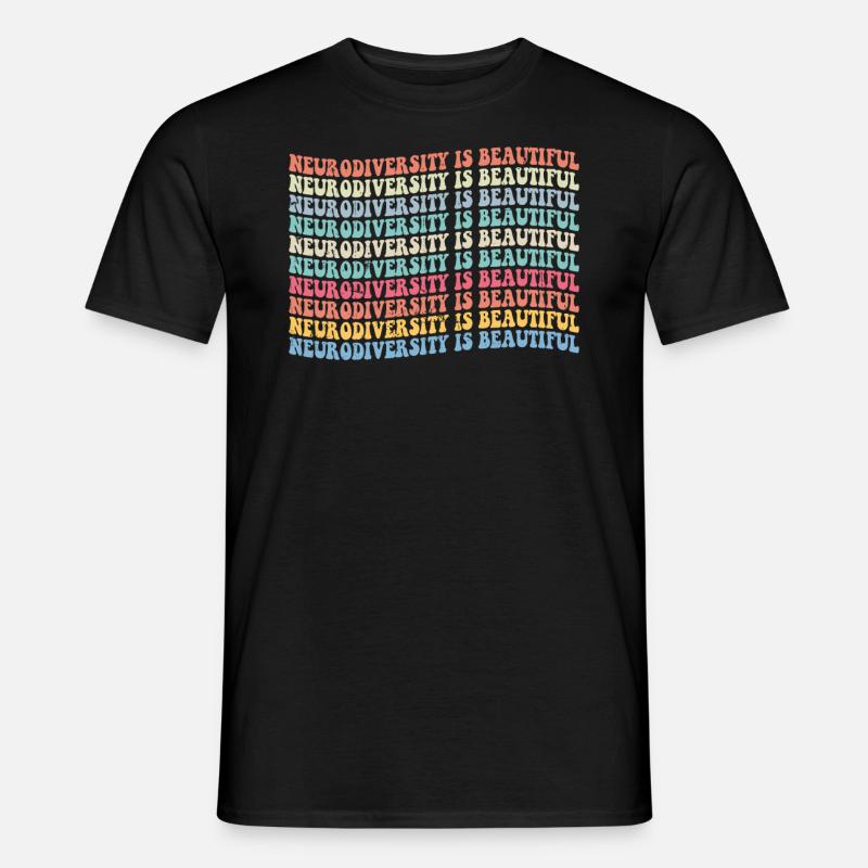 Autismus - Männer T-Shirt - Schwarz
