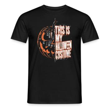 C’est mon costume d’Halloween - T-shirt homme - noir - Devant - AI Model Male 178 light (178cm)