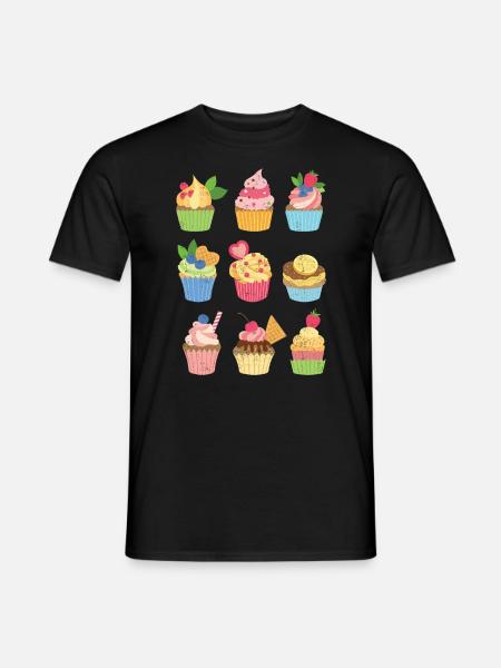 Cupcake - Men's T-Shirt - black