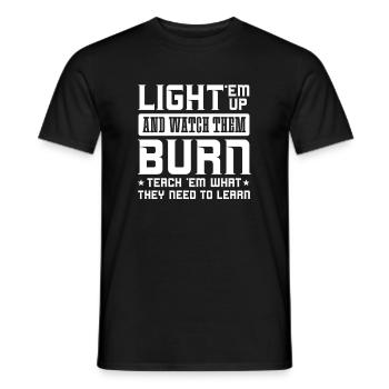 Cadeau de musique country country music - T-shirt homme - noir - Devant - AI Model Male 178 light (178cm)
