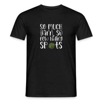 Crochet Tricot - T-shirt homme - noir - Devant - AI Model Male 178 light (178cm)