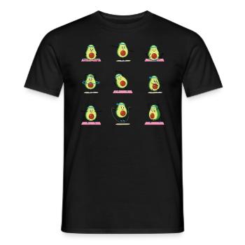 Avocado - Men's T-Shirt - black - Front - AI Model Male 178 light (178cm)