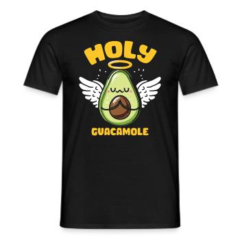 Avocado Guacamole Vegan Geschenk - Männer T-Shirt - Schwarz - Vorne - AI Model Male 178 light (178cm)