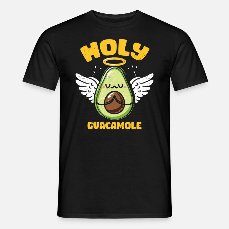 Avocado - Männer T-Shirt - Schwarz