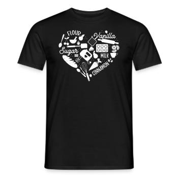 Baker - Men's T-Shirt - black - Front - AI Model Male 178 light (178cm)