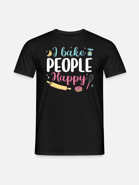 Baker Bakery Bakery Baking Gift - Men's T-Shirt - black