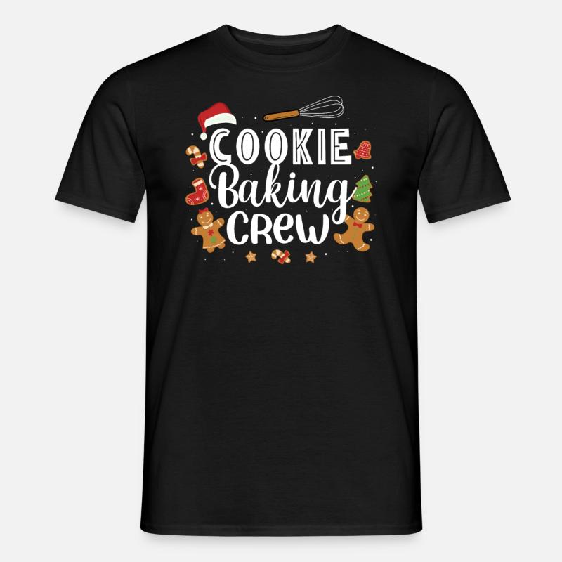 Bäcker Bäckerein Backwaren Backen Geschenk - Männer T-Shirt - Schwarz