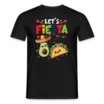 Avocat Guacamole Vegan Cadeau - T-shirt homme - noir - Devant - AI Model Male 178 light (178cm)