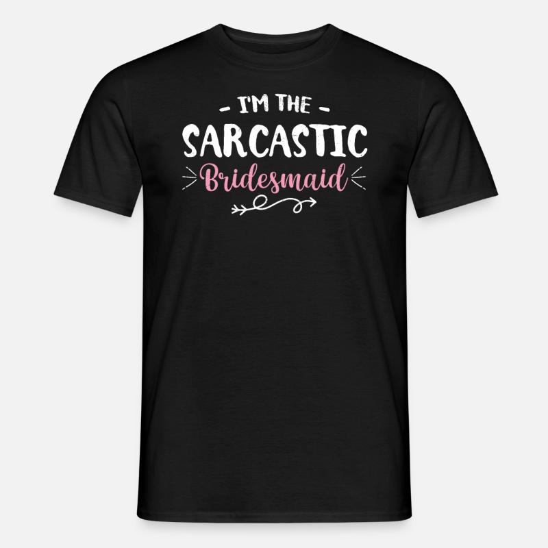 Junggesellin - Männer T-Shirt - Schwarz
