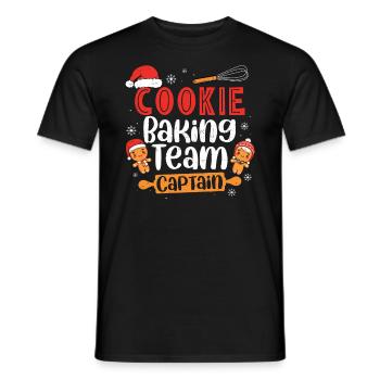 Baker - Men's T-Shirt - black - Front - AI Model Male 178 light (178cm)