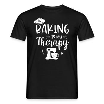 Baker - Men's T-Shirt - black - Front - AI Model Male 178 light (178cm)