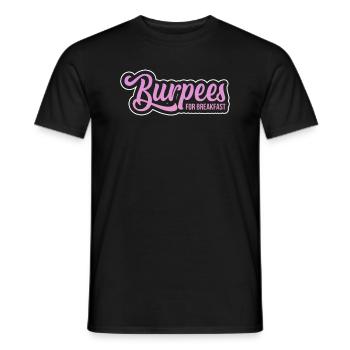 Burpees Fitness Burpee Cadeau de musculation - T-shirt homme - noir - Devant - AI Model Male 178 light (178cm)