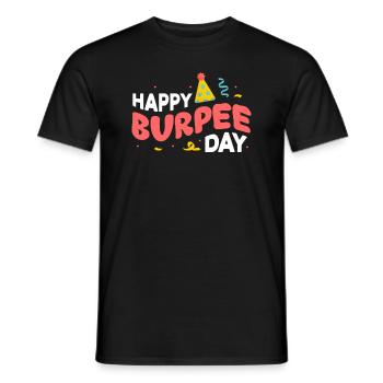 Burpees Fitness Burpee Cadeau de musculation - T-shirt homme - noir - Devant - AI Model Male 178 light (178cm)