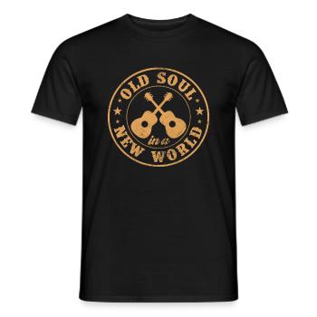 Pays - T-shirt homme - noir - Devant - AI Model Male 178 light (178cm)