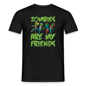 Zombi - T-shirt homme - noir - Devant - AI Model Male 178 light (178cm)