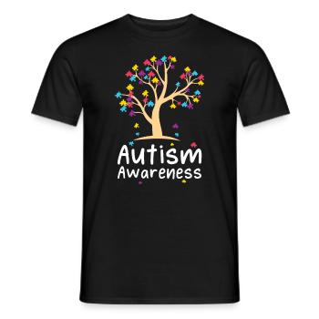 Autismus Awareness Day Autist Geschenk - Männer T-Shirt - Schwarz - Vorne - AI Model Male 178 light (178cm)