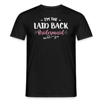 Junggesellin Jungesellinnenabschied Braut - Männer T-Shirt - Schwarz - Vorne - AI Model Male 178 light (178cm)