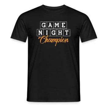Jeu - T-shirt homme - noir - Devant - AI Model Male 178 light (178cm)