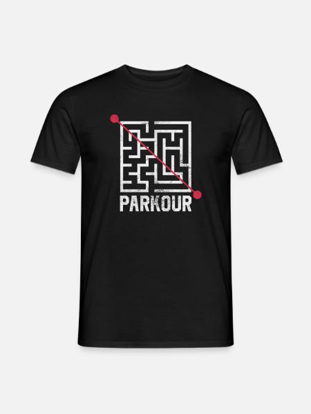 Parkour - T-shirt homme - noir