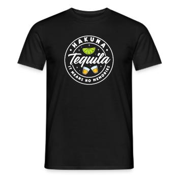 Tequila Sunrise Saufen Party Mexiko Geschenk - Männer T-Shirt - Schwarz - Vorne - AI Model Male 178 light (178cm)