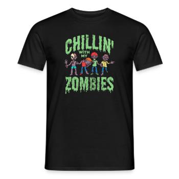 Zombi - T-shirt homme - noir - Devant - AI Model Male 178 light (178cm)